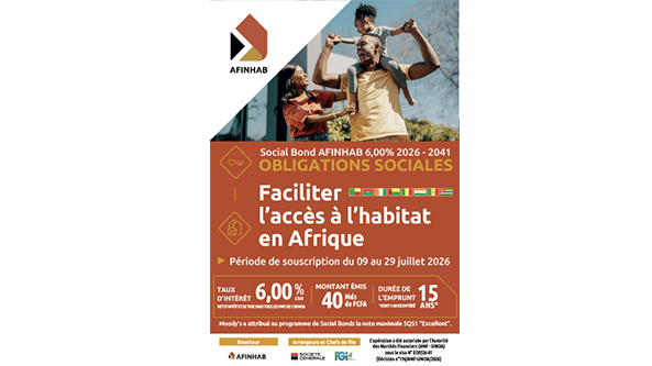 AFINHAB franchit un cap stratégique : 100 milliards de FCFA d&rsquo;obligations sociales pour le logement en Afrique de l&rsquo;Ouest