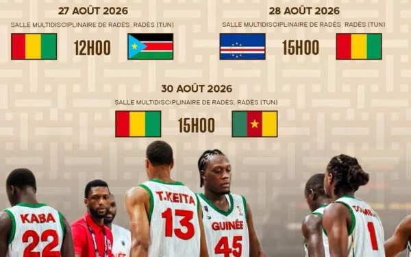 Syli Basket : cap sur la deuxième phase des éliminatoires mondiales à Radès