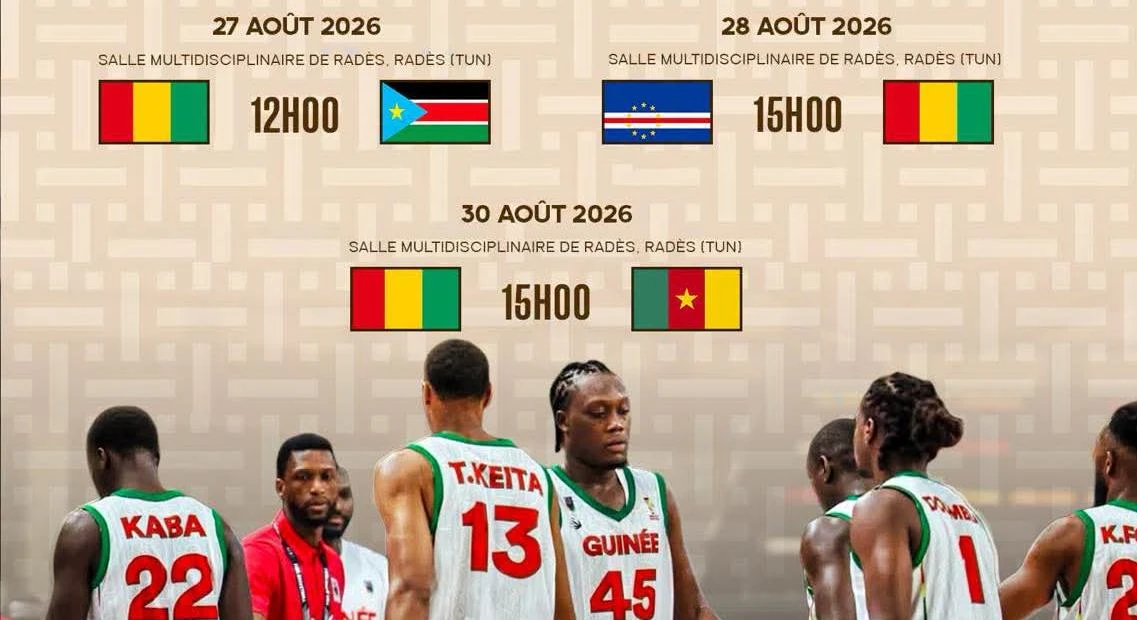 Syli Basket : cap sur la deuxième phase des éliminatoires mondiales à Radès