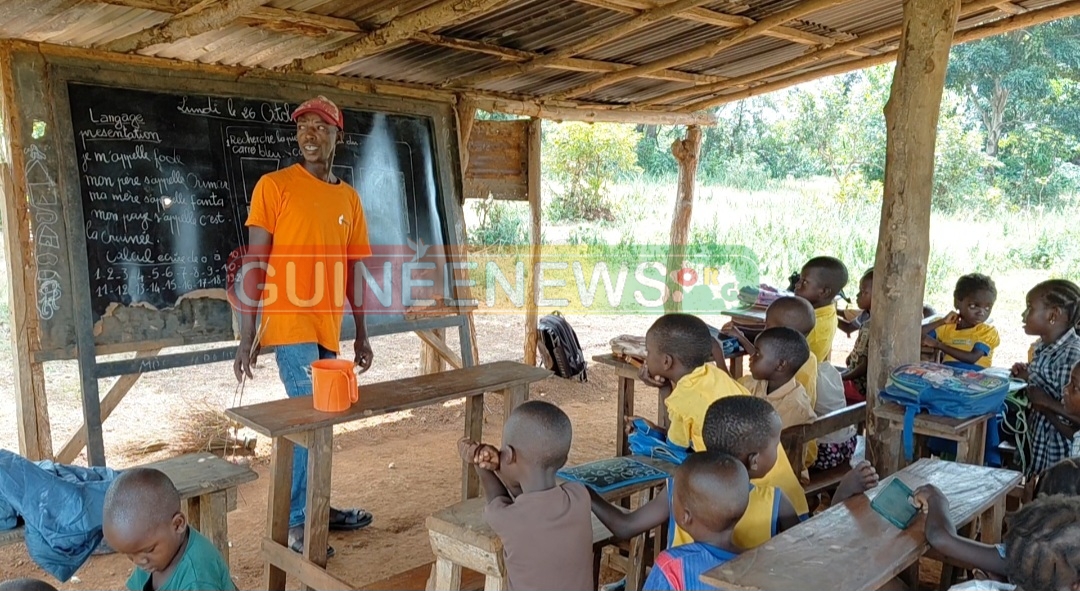 Sombadé : des élèves dans l&rsquo;attente d&rsquo;une école digne de ce nom