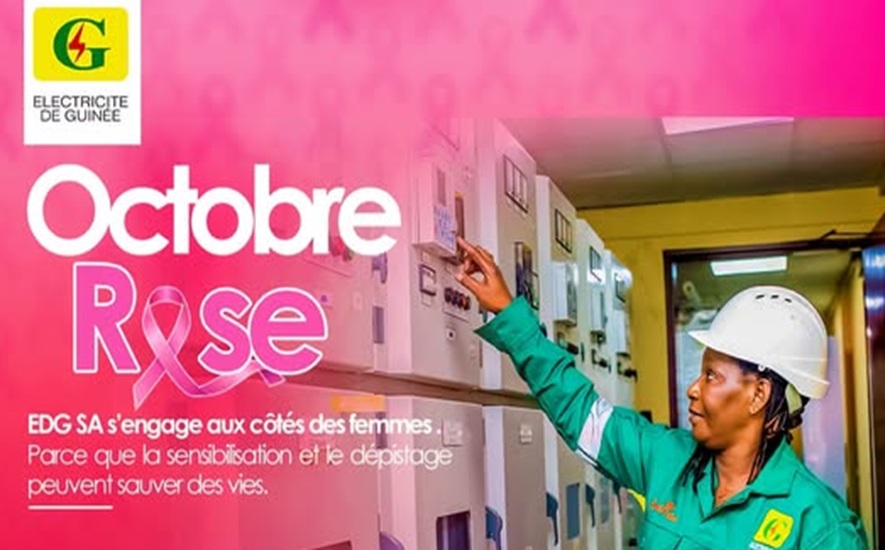 Octobre Rose : Électricité de Guinée se mobilise pour la prévention